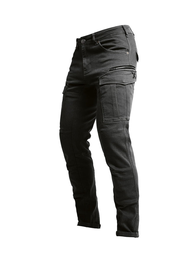Buy Krystle Men's Slim Fit Cotton Cargo Pants (Black) at Amazon.in